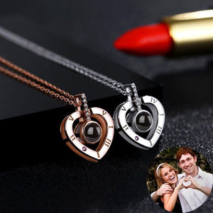 Personalisierte "Love" Halskette mit Foto